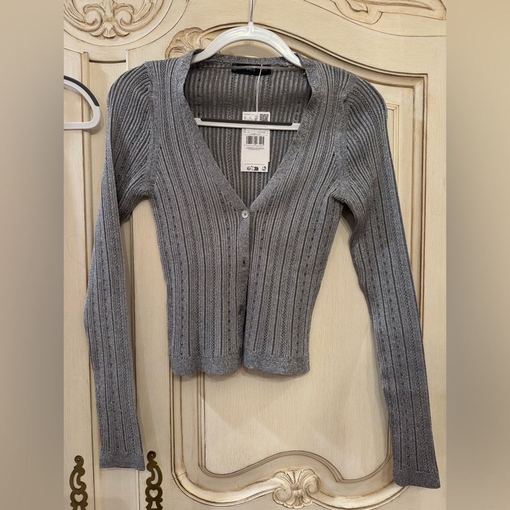 Mango Fine Knit Cardigan